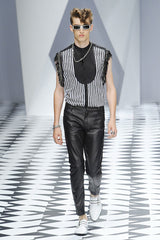 Spring 2011 L# 16 NEW VERSACE SILVER TONE METAL CHAIN