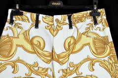 BRAND NEW VERSACE BAROQUE PRINTED JEANS PANTS size 32 as seen on Stephen
