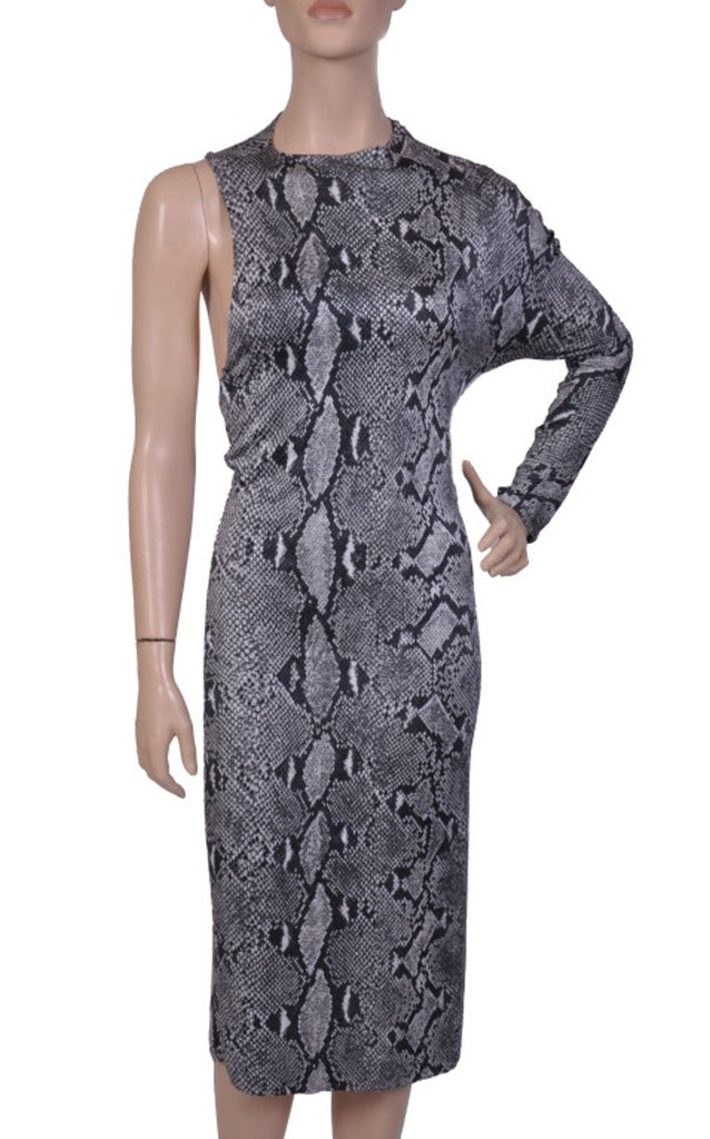 S/S 2000 TOM FORD for GUCCI SNAKESKIN PRINT DRESS IT 42