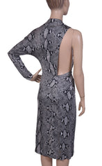 S/S 2000 TOM FORD for GUCCI SNAKESKIN PRINT DRESS IT 42