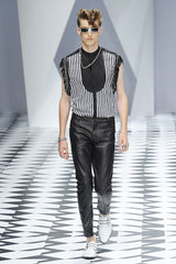 Spring 2011 L# 44 NEW VERSACE SILVER TONE METAL CHAIN