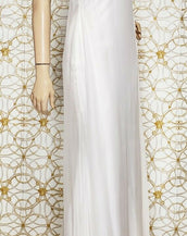 NEW VERSACE CRYSTAL EMBELLISHED WHITE GOWN 44 - 8