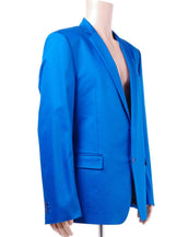 BRAND NEW VERSACE COLLECTION BLUE SUIT (as seen on JUSTIN) 56 - 46