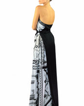 S/S15 L #3 VERSACE VERSUS + Anthony Vaccarello iconic print maxi dress 38 - 2