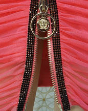 NEW VERSACE CRYSTAL EMBELLISHED PINK RUCHED MINI DRESS 42 - 6