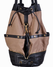 New VERSACE Men's Foldable Travel Handbag