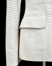 $15,925 NEW GIANNI VERSACE COUTURE WHITE JACKET 44 - 8