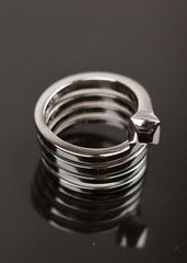 NEW TOM FORD for GUCCI WHITE GOLD WRAP RING Size 6