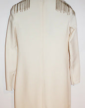 Versace Embellished silk-crepe mini dress 38