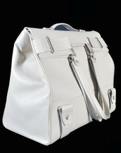 New VERSACE Men's Travel Leather Handbag