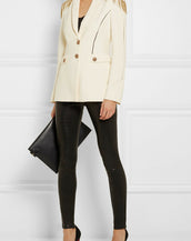 New Versace Embellished silk-crepe blazer 38 - 2 as seen on Jen