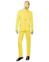 BRAND NEW VERSACE YELLOW TAILOR MADE 2pc SUIT  58 - 48  (4XL)