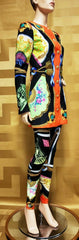 S/S 91 GIANNI VERSACE's ARCHIVE JACKET and LEGGINGS IN SILK CADY and LYCRA 38-2