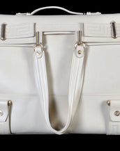 New VERSACE Men's Travel Leather Handbag