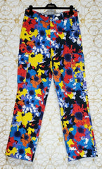 F/W 2012 look #30 BRAND NEW VERSACE MILITARY FLORAL PRINT PANTS 32 - 48 (M)