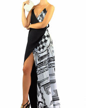 S/S15 L #31 VERSUS VERSACE + Anthony Vaccarello iconic print maxi dress 42 - 6