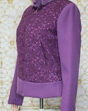 NEW VERSACE VERSUS LACE and SHEALING DETAIL JACKET 42 - 6