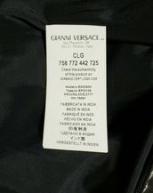 NEW VERSUS VERSACE + ANTHONY VACCARELLO EMBELLISHED LEATHER DRESS 38 - 2