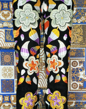 NEW VINTAGE TOM FORD 2D FLORAL EMBROIDERED OVER-KNEE BOOTS 37 - 7