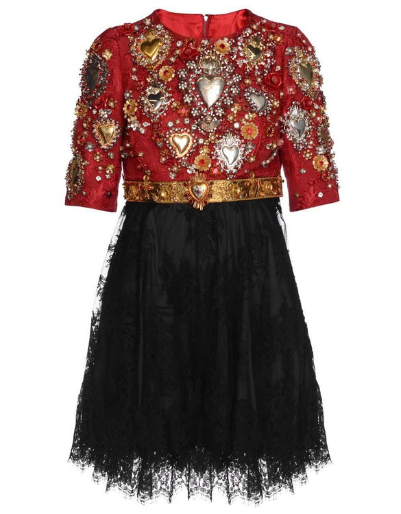 S/2015 L#2 Dolce & Gabbana lace dress from Celebrity Closet Size EU 40